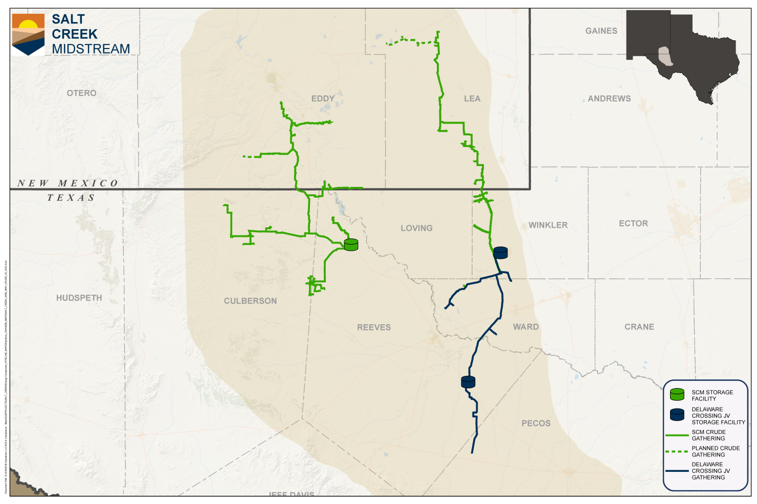 Crude Oil map